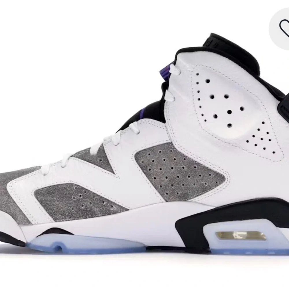 Nike Air Jordan 6 Retro LTR Flint Men's 13 US White Sneakers (C13125-100) - Picture 13 of 16